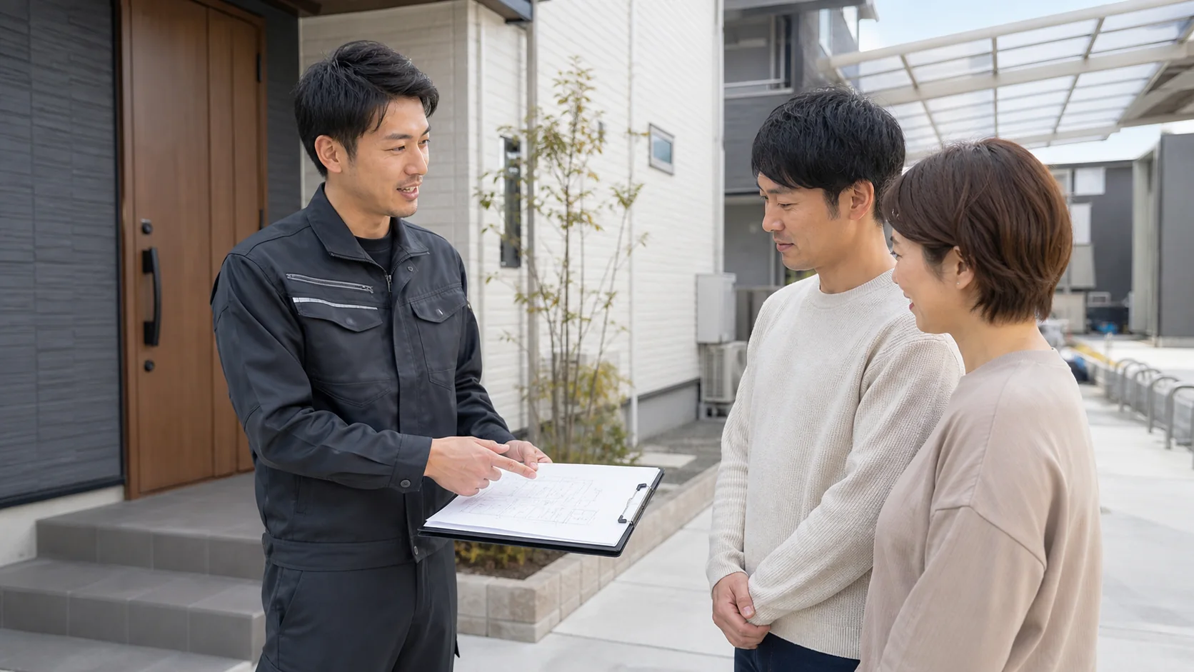 住宅外構工事の現地相談